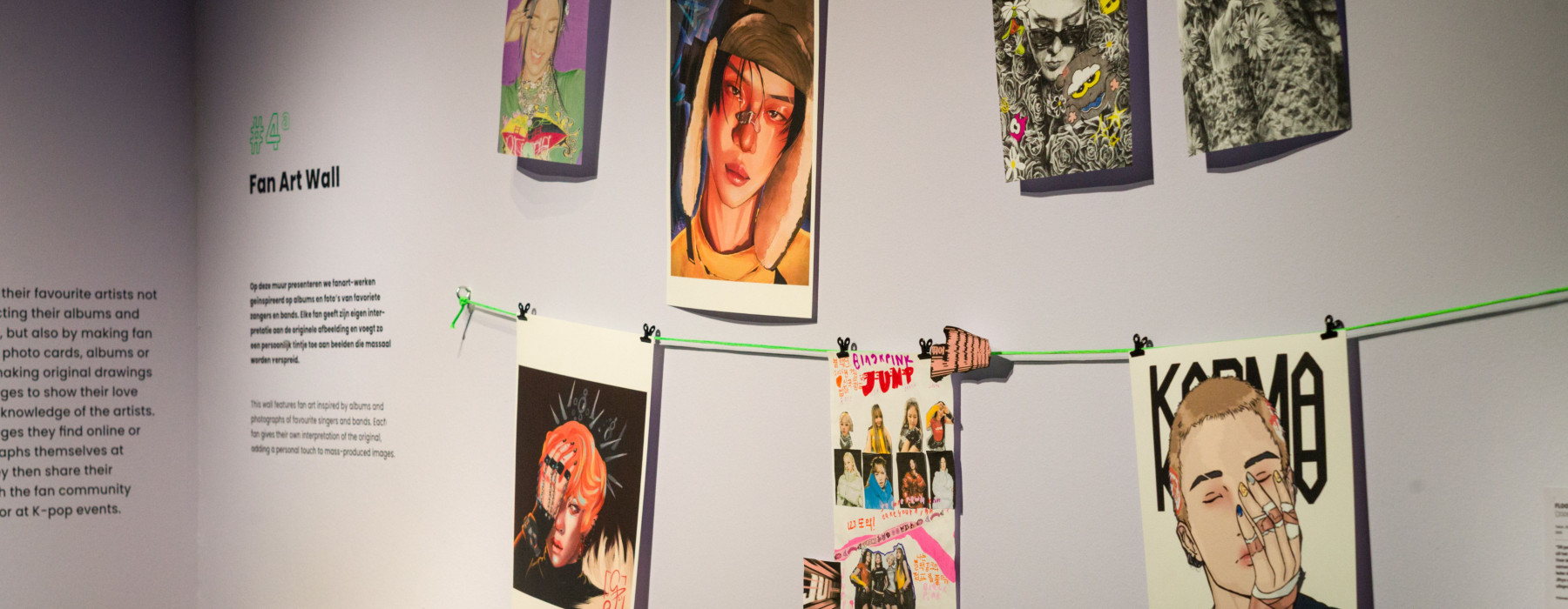 K-pop: A Snapshot Fanart Wall