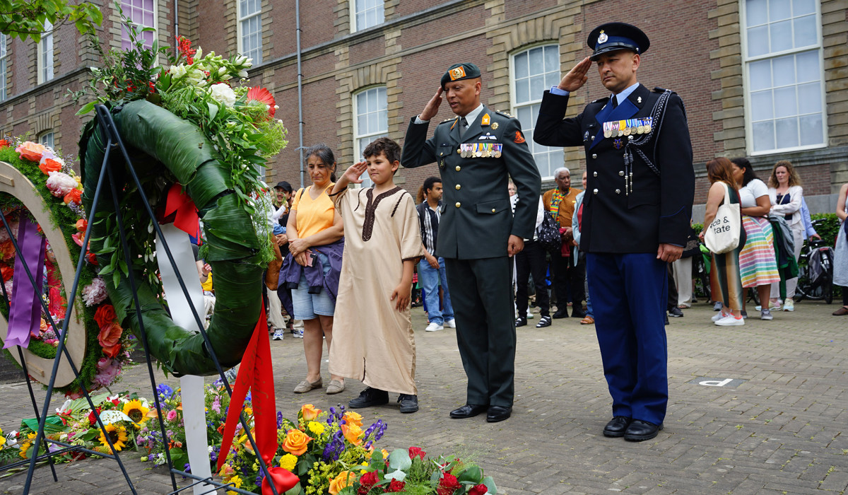 Herdenking Keti Koti Wereldmuseum Leiden