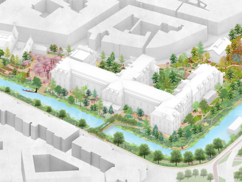 Impressie tuin rondom Wereldmuseum_LOLA Landscape Architects