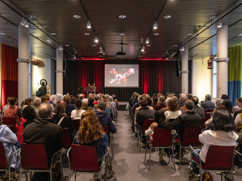 Lezing in grote zaal